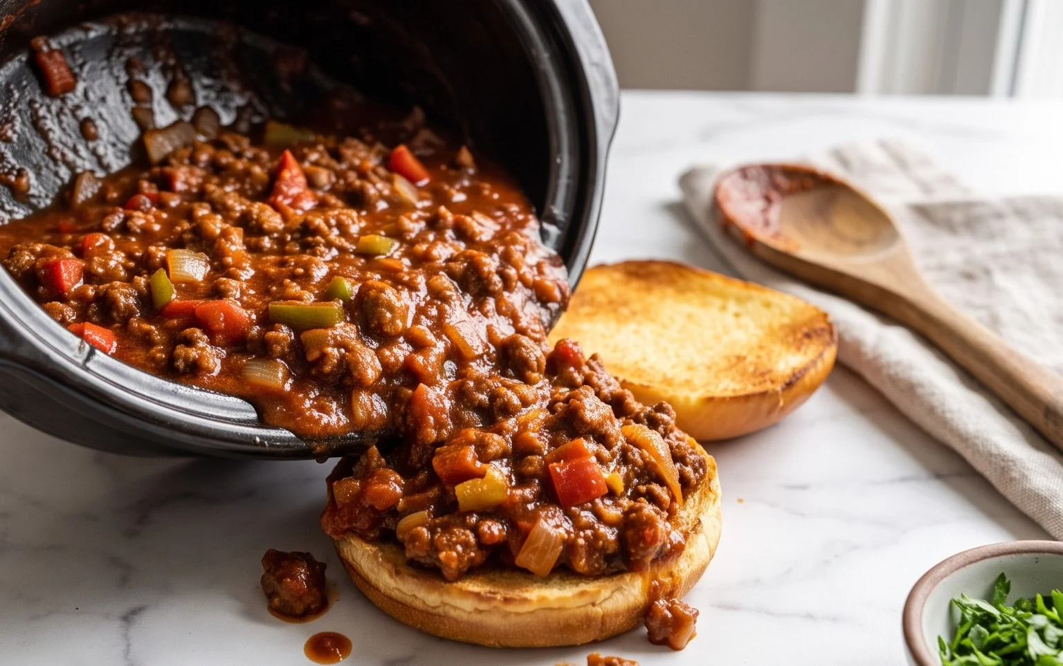 Slow Cooker Sloppy Joes