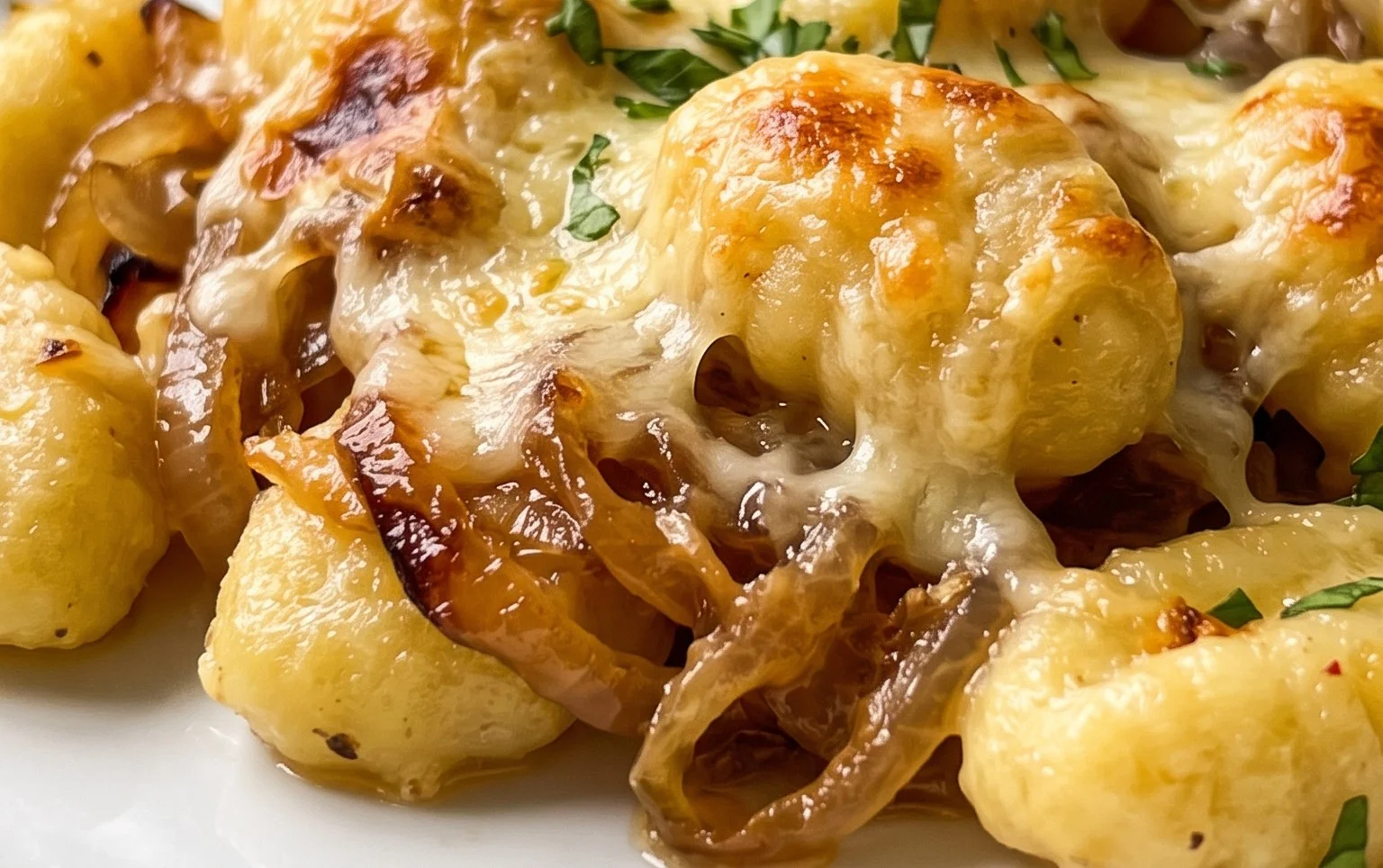 Baked French Onion Gnocchi